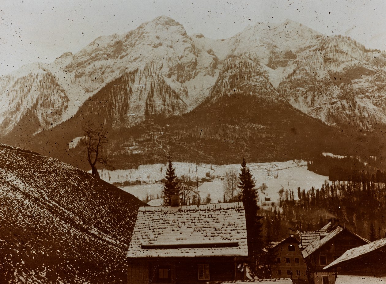 Album "Meine weltkriegs - Erinnerungen South-West Front (Karinthië, Italië, Zuid-Tirol) 31/03/1915-12/11/1918 - Josef Zohles Wien": Lesachtal door Josef Zohles