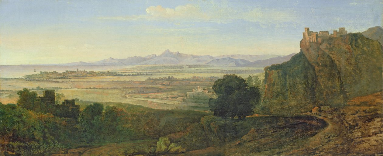 Campagna landschap door Joseph Anton Koch