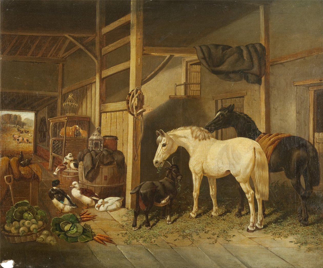 Een stalinterieur door Joseph Clark