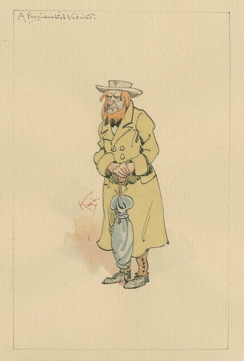 Een Presidentiële Bezoeker, ca. 1920s door Joseph Clayton Clarke