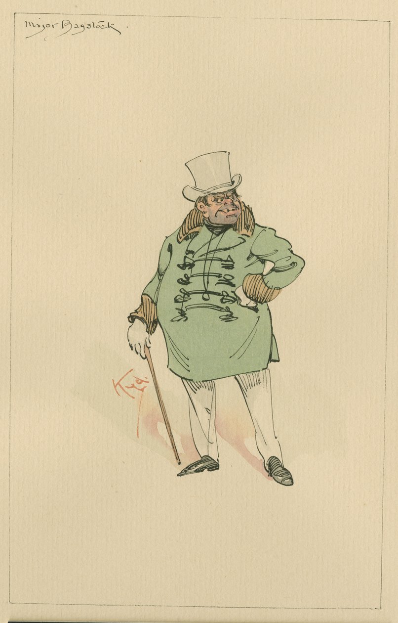 Major Bagstock door Joseph Clayton Clarke
