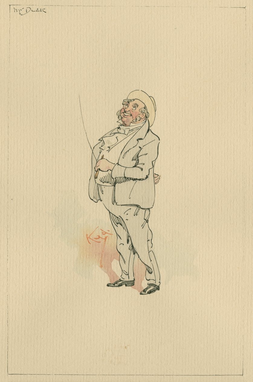 Mr Dick, c.1920s door Joseph Clayton Clarke
