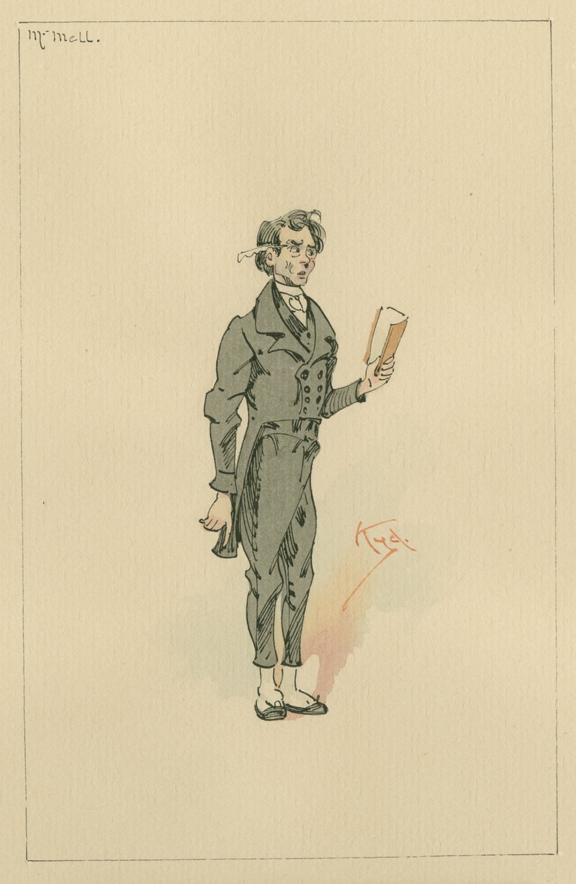 Mr Mell, ca. 1920s door Joseph Clayton Clarke