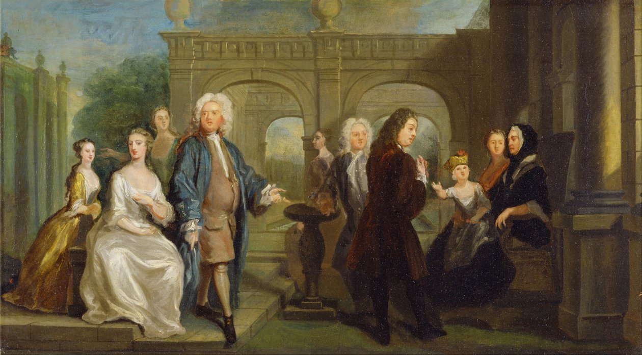 Een familiegesprek door Joseph Highmore