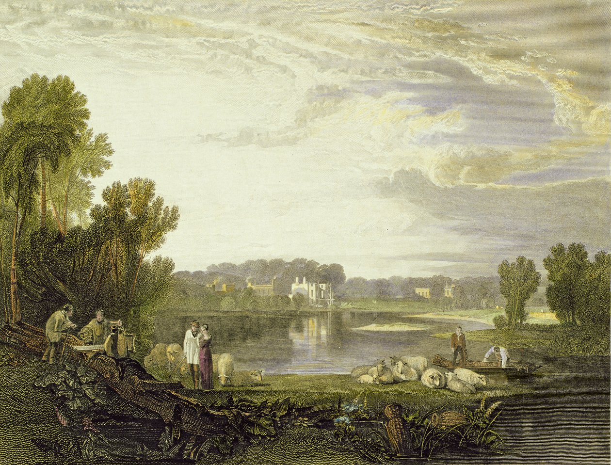 Villa van Alexander Pope, Twickenham 1811 door Joseph Mallord William Turner