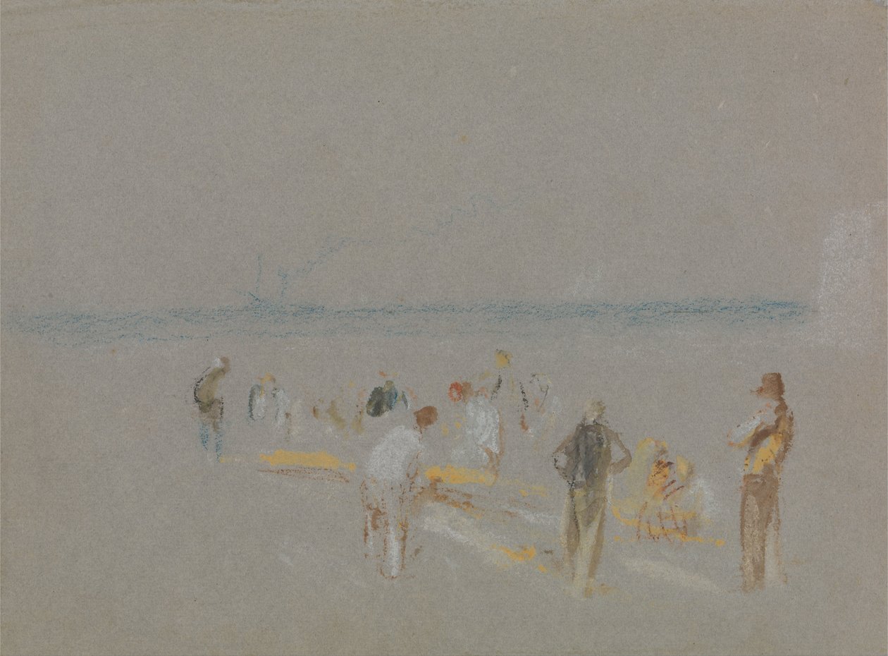 Cricket op de Goodwin Sands door Joseph Mallord William Turner