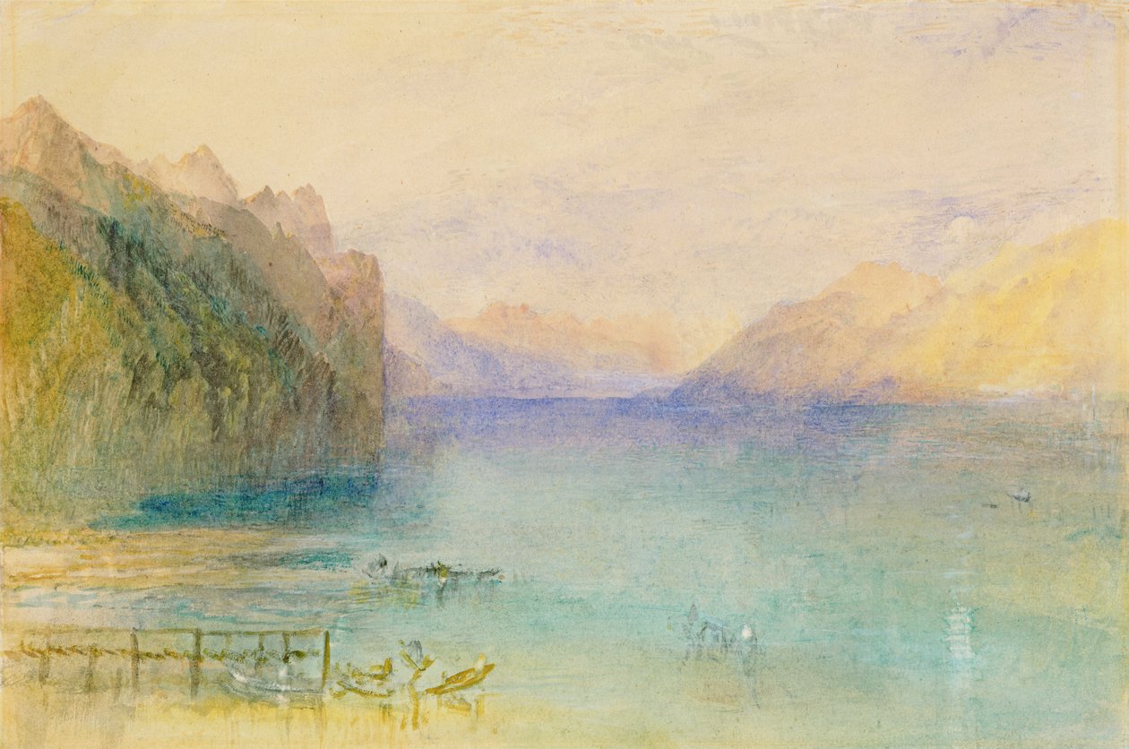 Meer Thun door Joseph Mallord William Turner