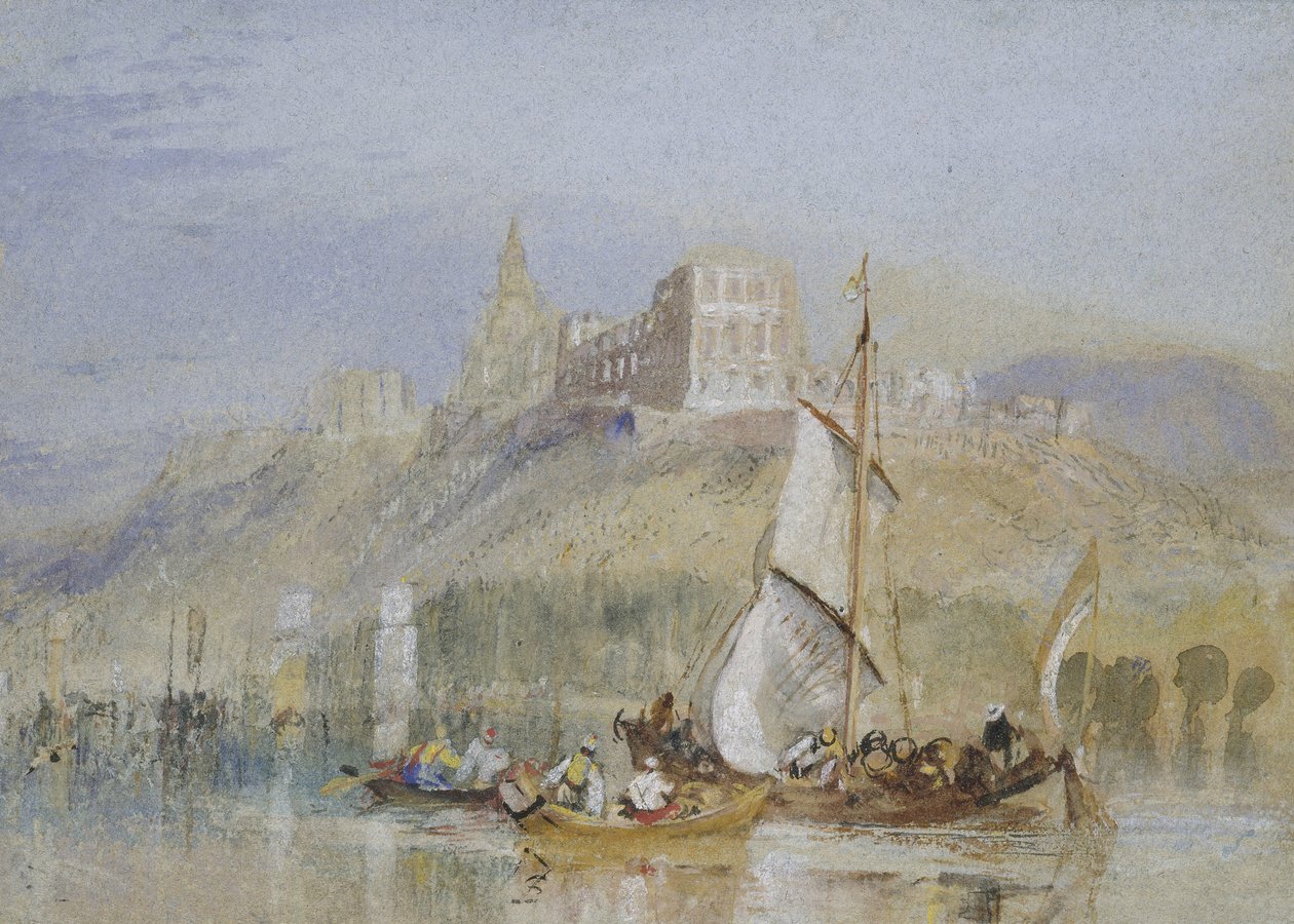 Montjean, c. 1830 door Joseph Mallord William Turner