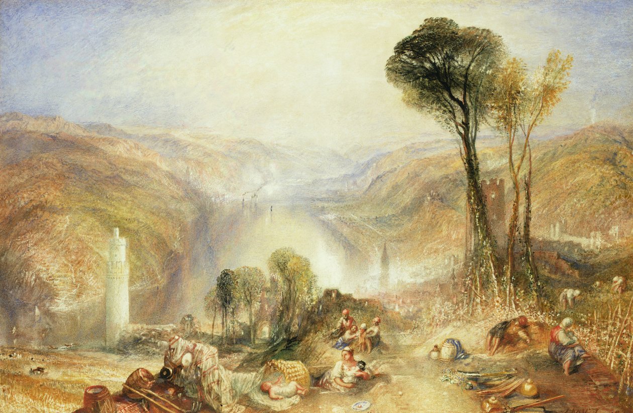 Oberwesel door Joseph Mallord William Turner