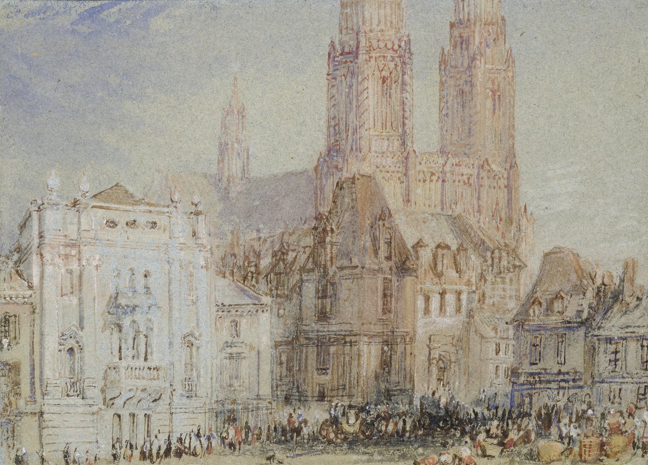 Orléans, ca. 1830 door Joseph Mallord William Turner