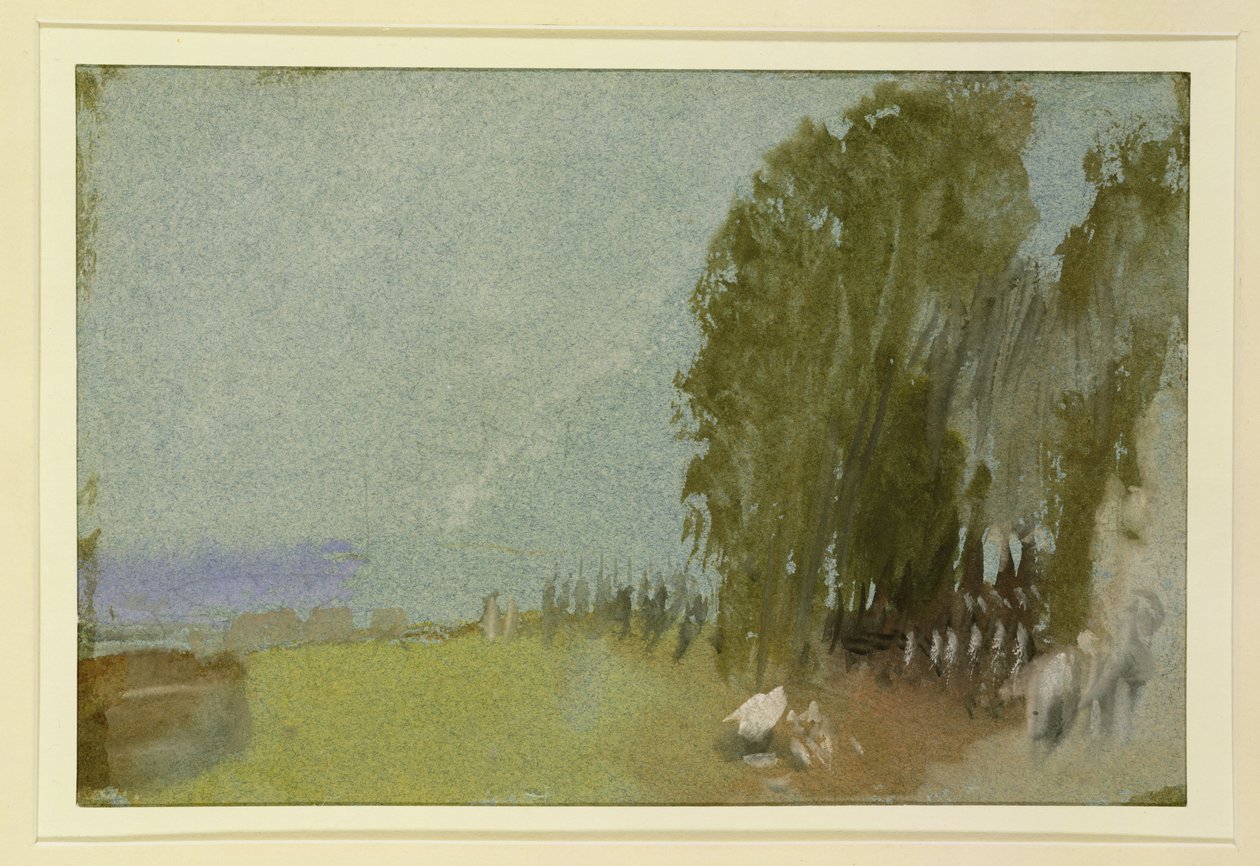Maaier boven de Seine bij St. Cloud door Joseph Mallord William Turner