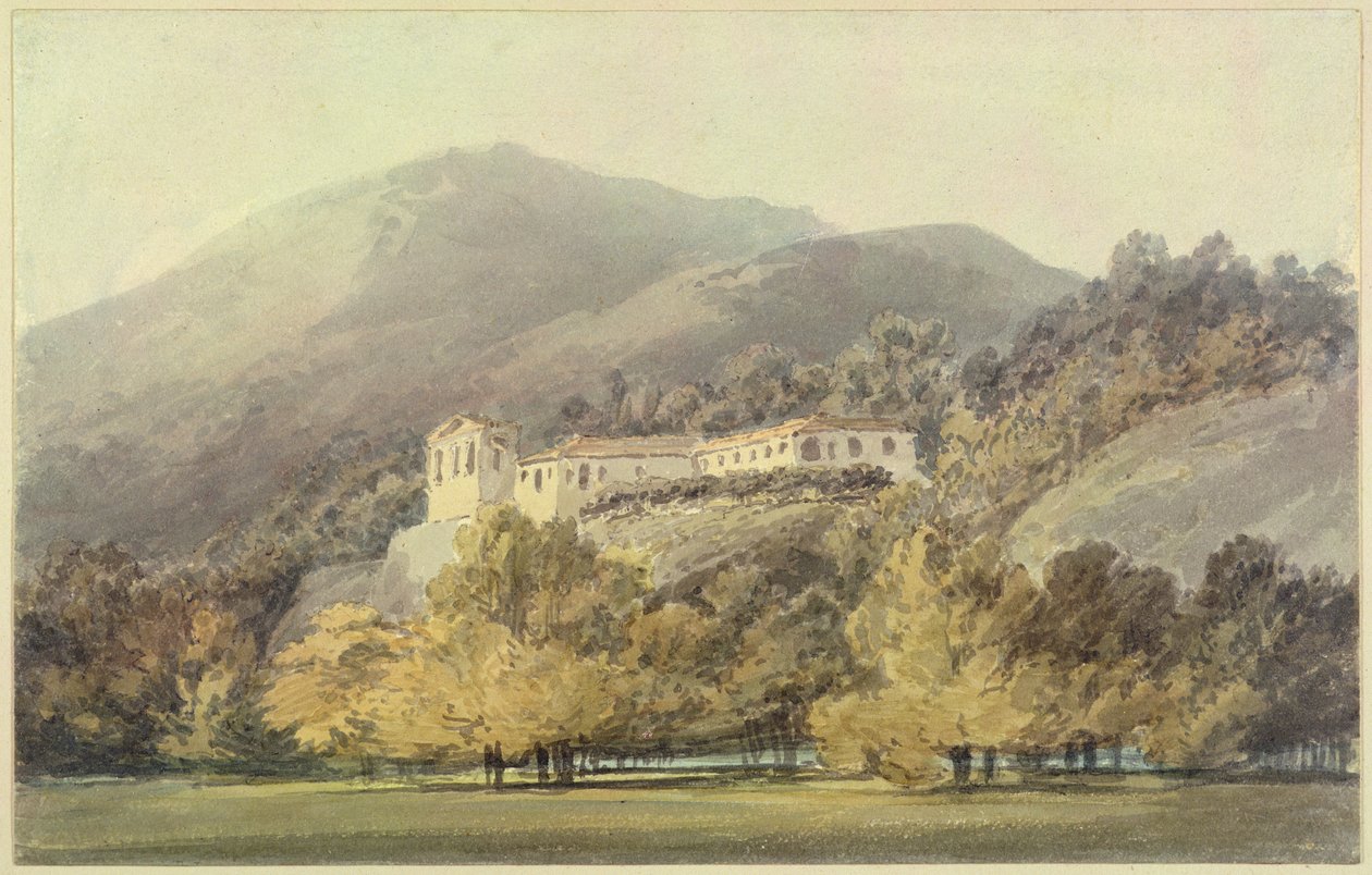 Santa Lucia, een klooster bij Caserta, c.1795 door Joseph Mallord William Turner
