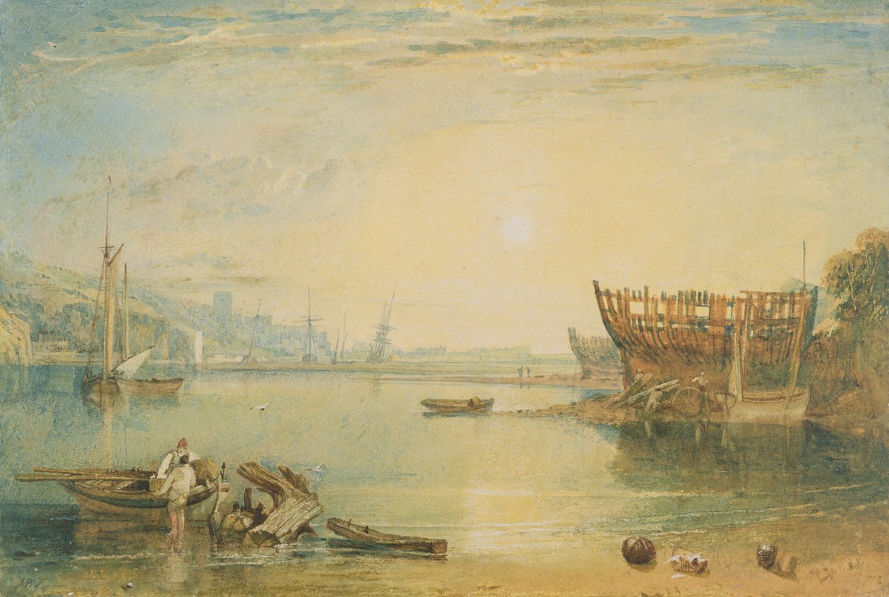 Teignmouth, Devonshire, c.1813 door Joseph Mallord William Turner