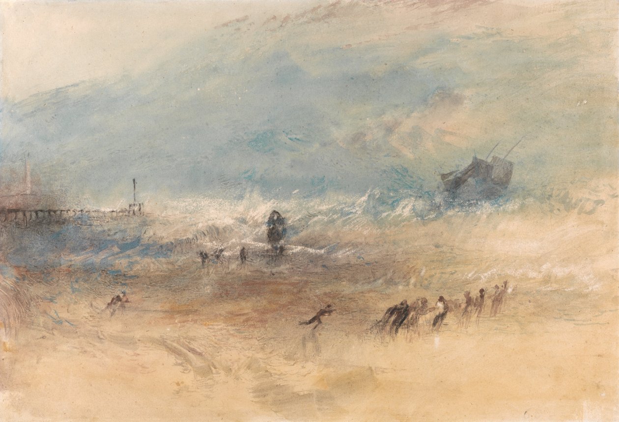 Yarmouth Sands door Joseph Mallord William Turner