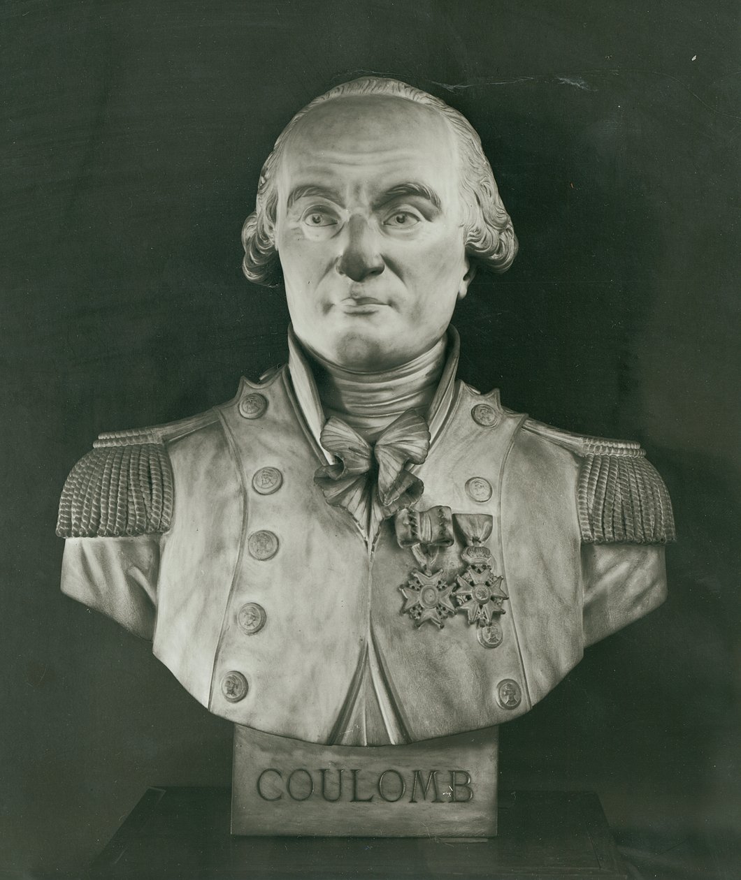 Buste van Charles de Coulomb door Joseph Marius Ramus