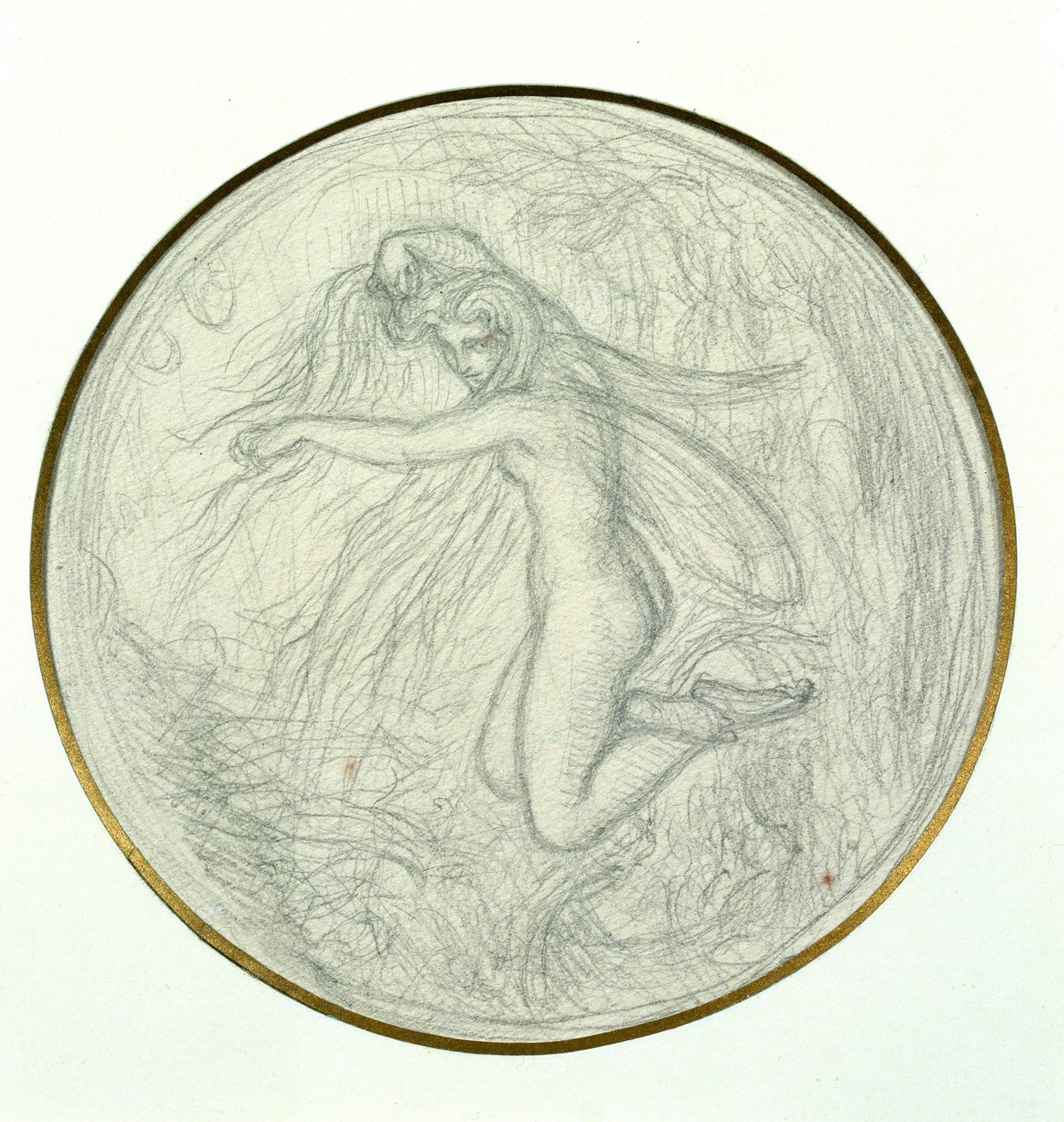 Studie van een fee door Joseph Noel Paton