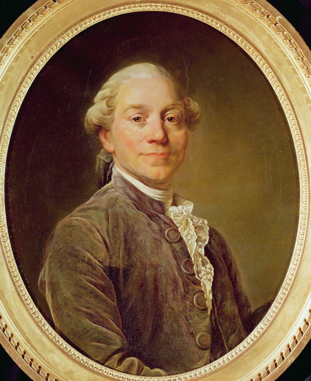 Portret van Antoine Thomas (lid van de Franse Academie) door Joseph Siffred Duplessis