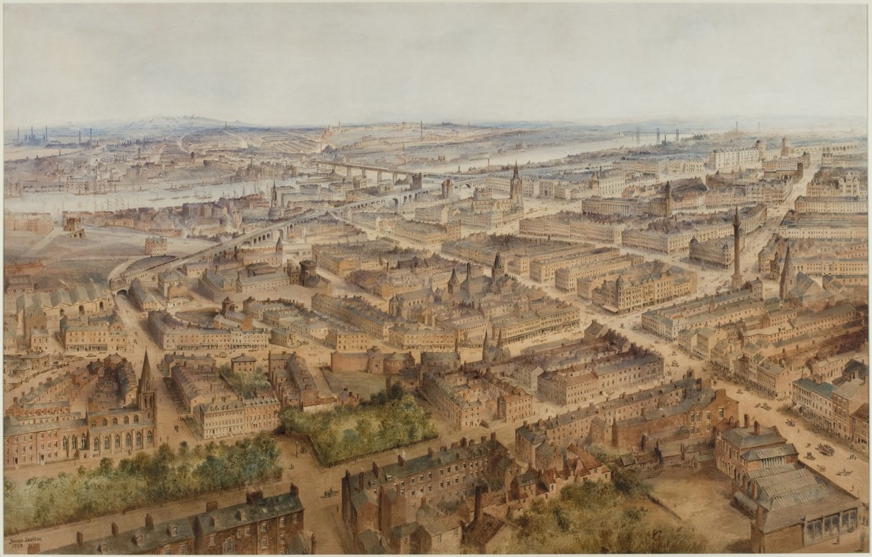 Newcastle upon Tyne door Joseph Ratcliffe Skelton