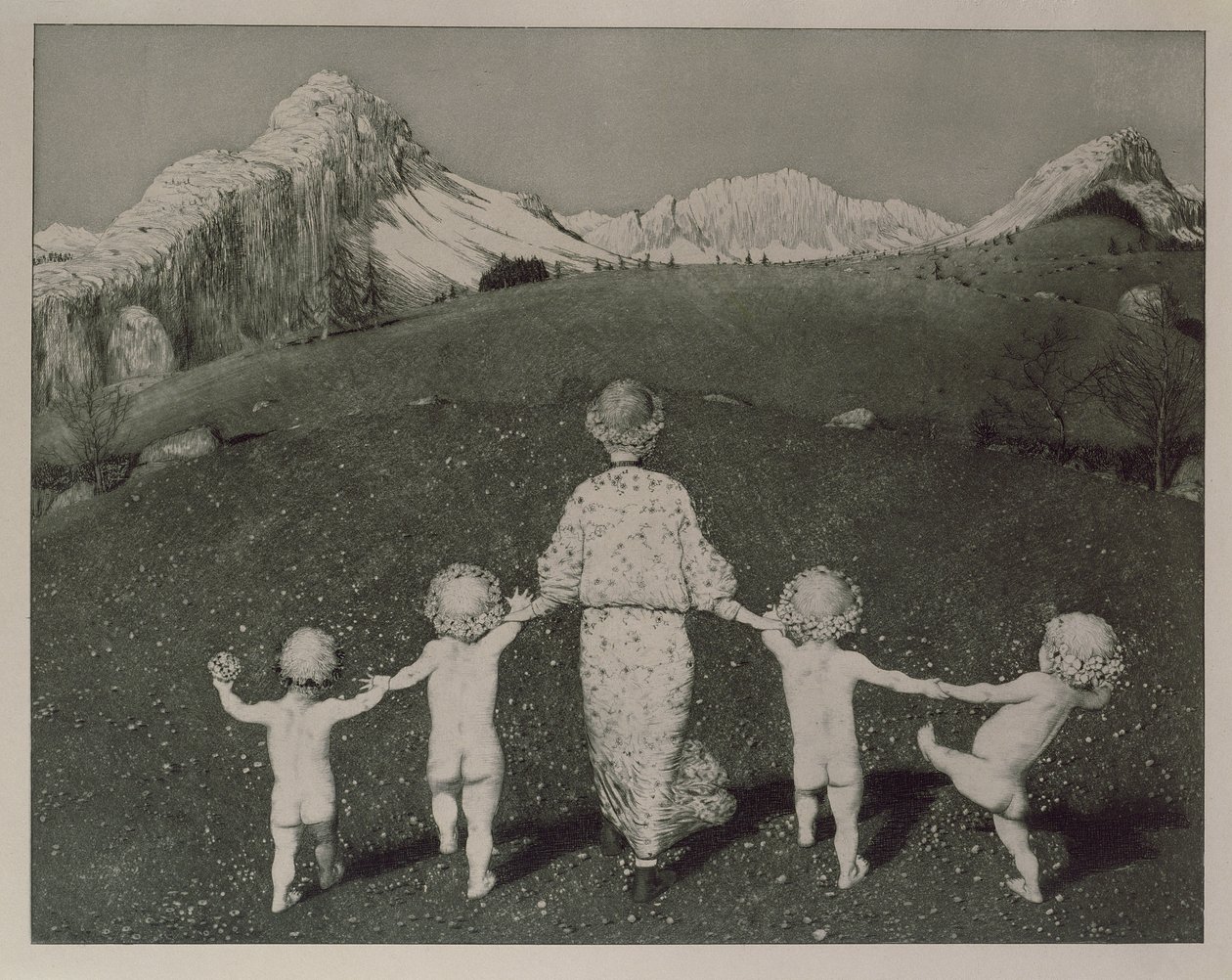 Wanneer de lente over de berg komt door Joseph Uhl