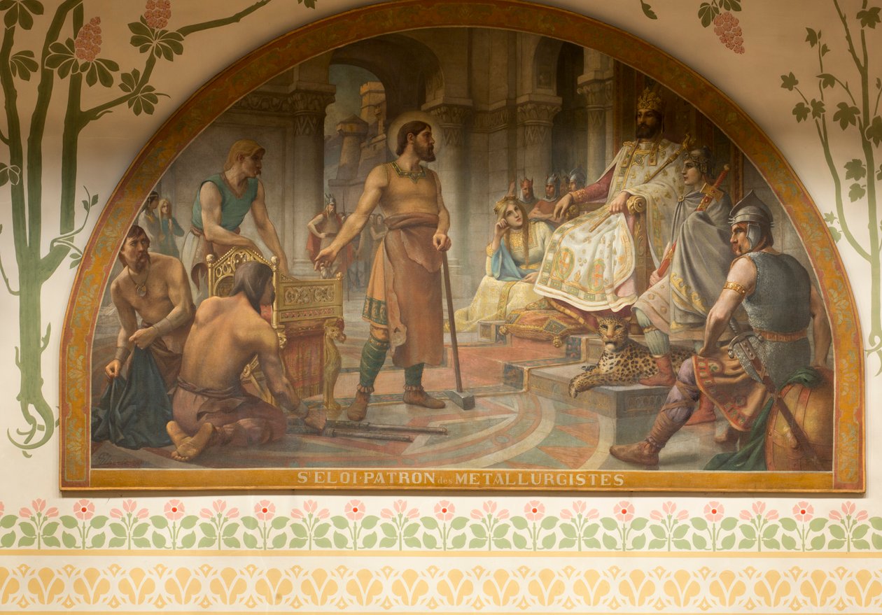 Kerk Notre Dame du Travail door Joseph (active 1880-c.1917) Uberti
