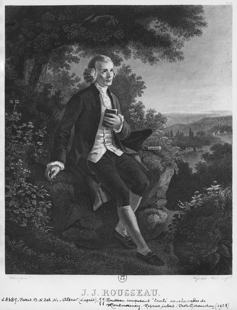 Jean-Jacques Rousseau componeert 