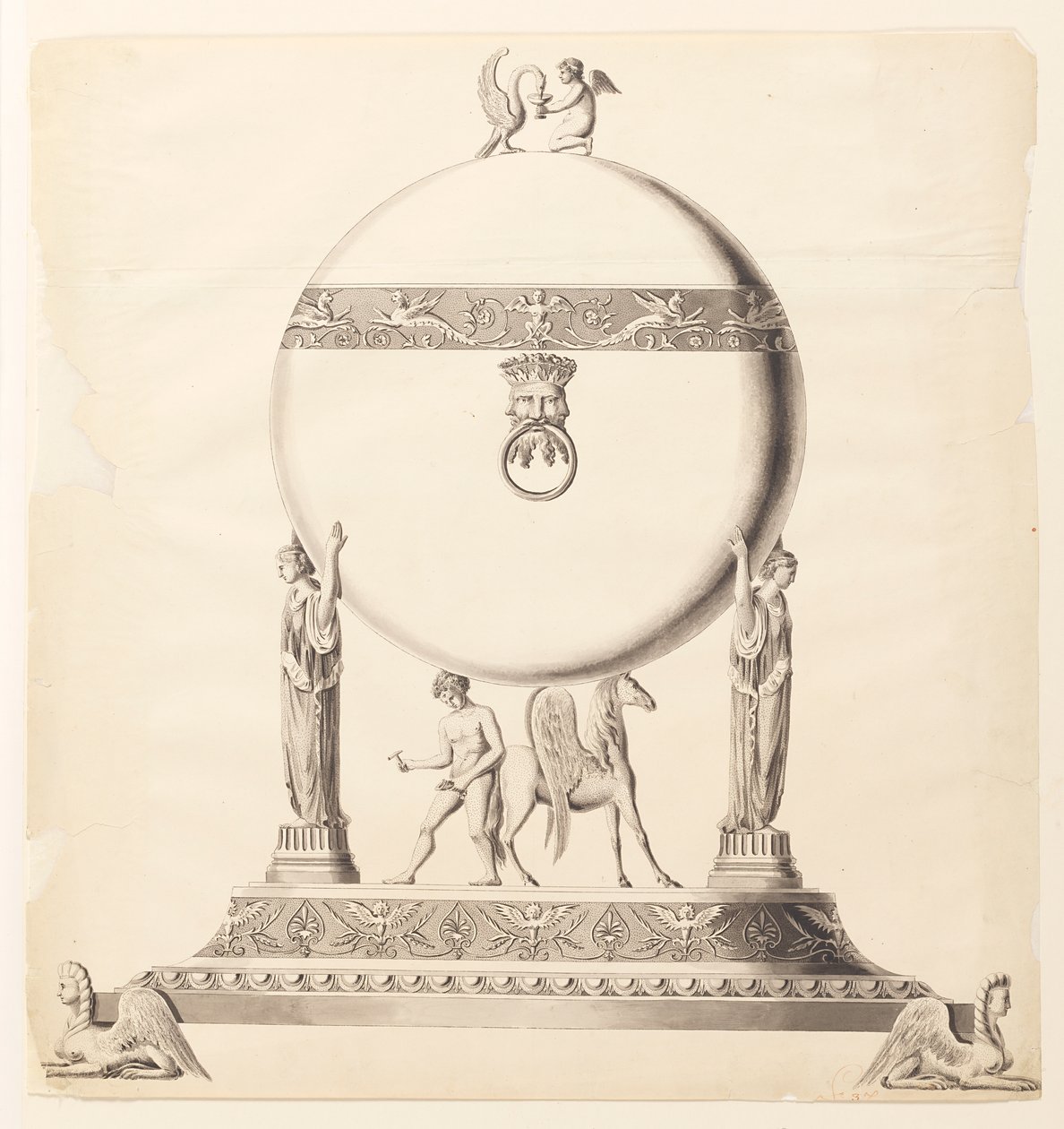 Ontwerp voor een terrine door Joseph Anton Seethaler Ii