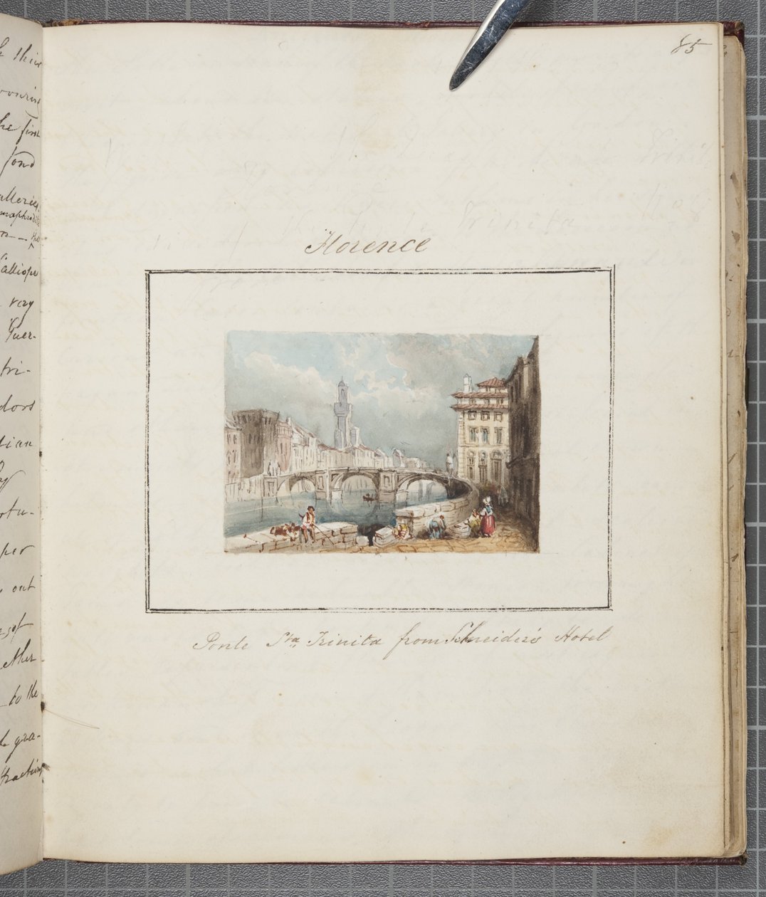 Florence, geplakt in Thomas Moodys Journal of a tour through Switzerland and Italy, 1822 door Joseph Axe Sleap