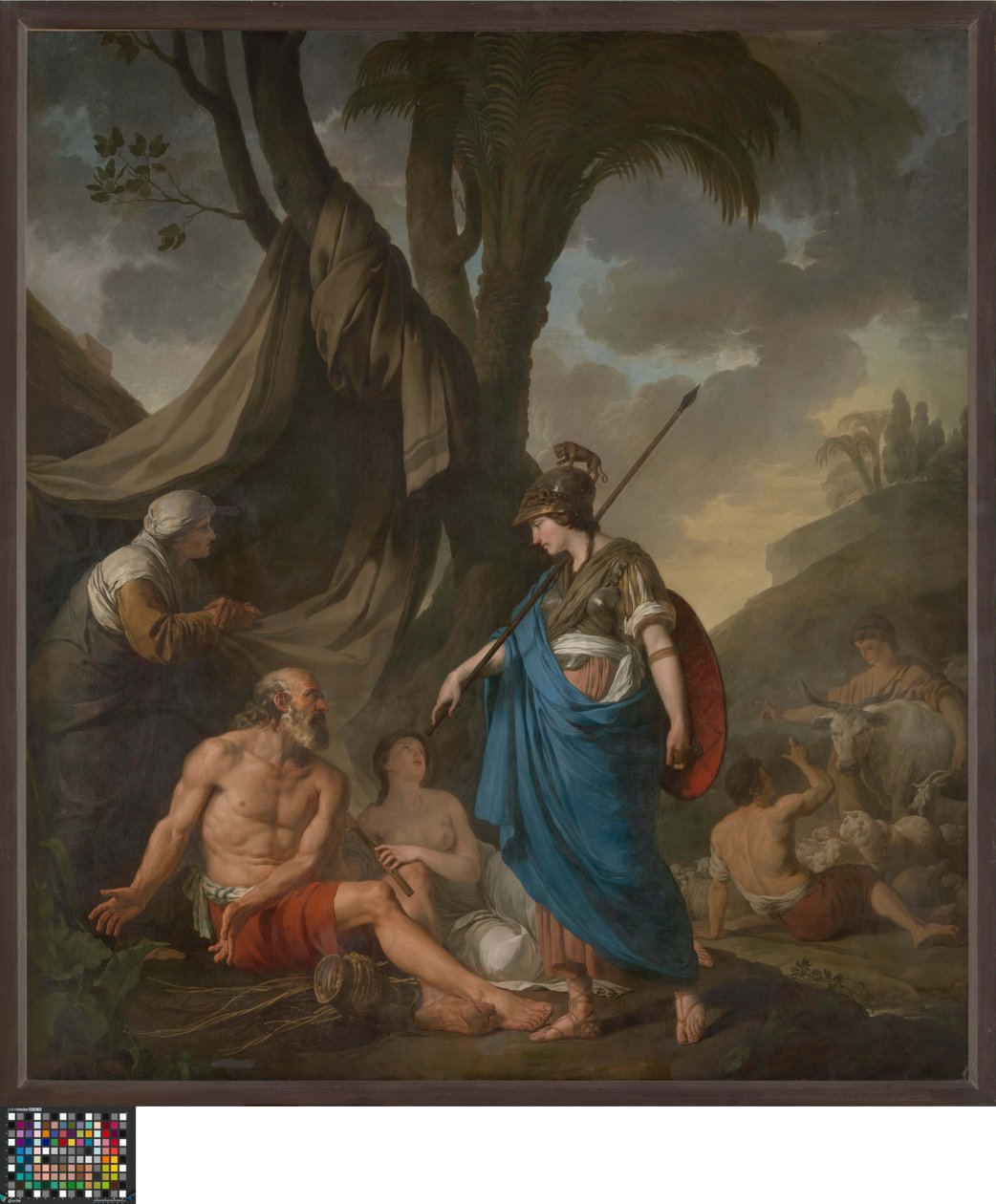 Erminia en de herders (naar Torquato Tasso) door Joseph Benoît Suvée