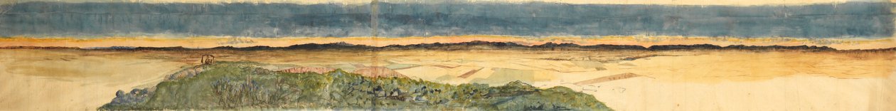 Schets van de effecten van de totale zonsverduistering zoals gezien in het noorden van Spanje, 1860 door Joseph Bonomi