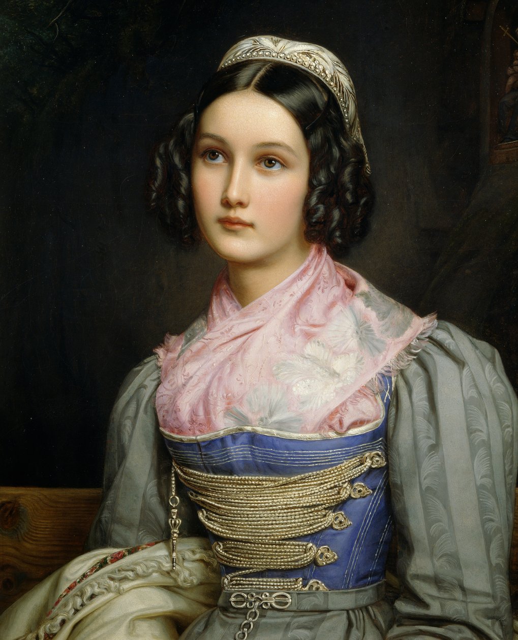 Portret van Helene Sedelmayer door Joseph Carl Stieler
