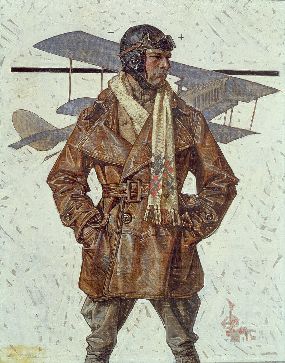 Luchtmachtpiloot door Joseph Christian Leyendecker