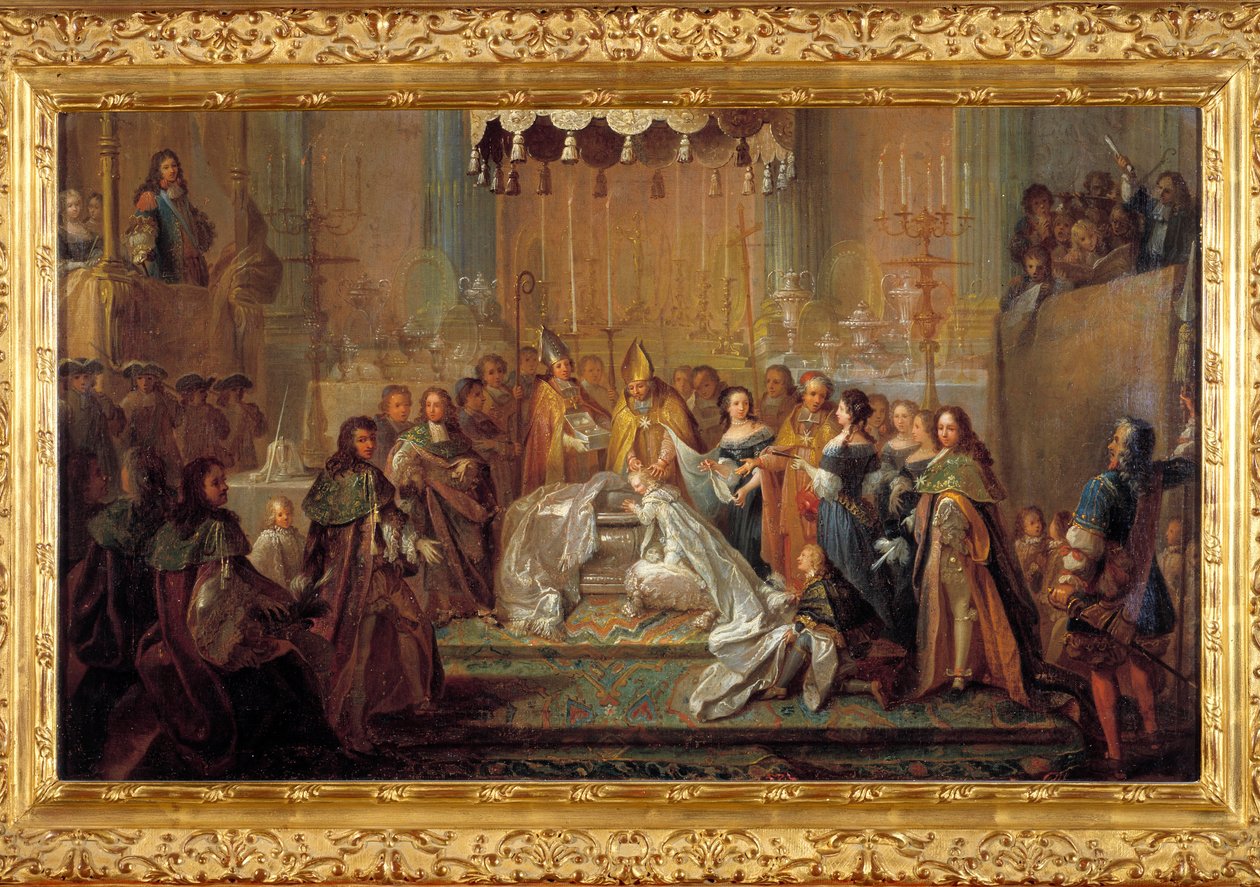 Doop van de dauphin Louis, zoon van Lodewijk XIV door Joseph Christophe
