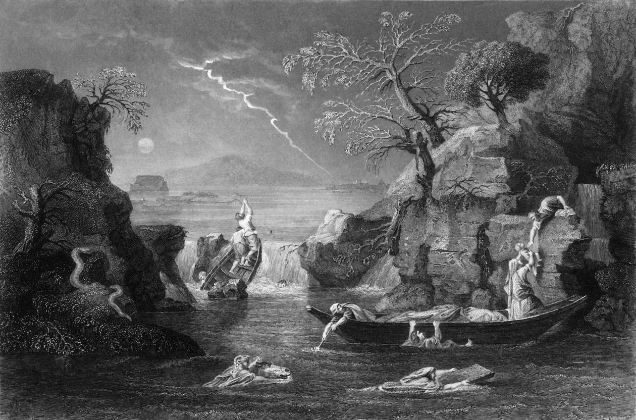 Op dezelfde dag werden alle fonteinen van de grote diepte opengebroken... door Joseph Clayton Bentley