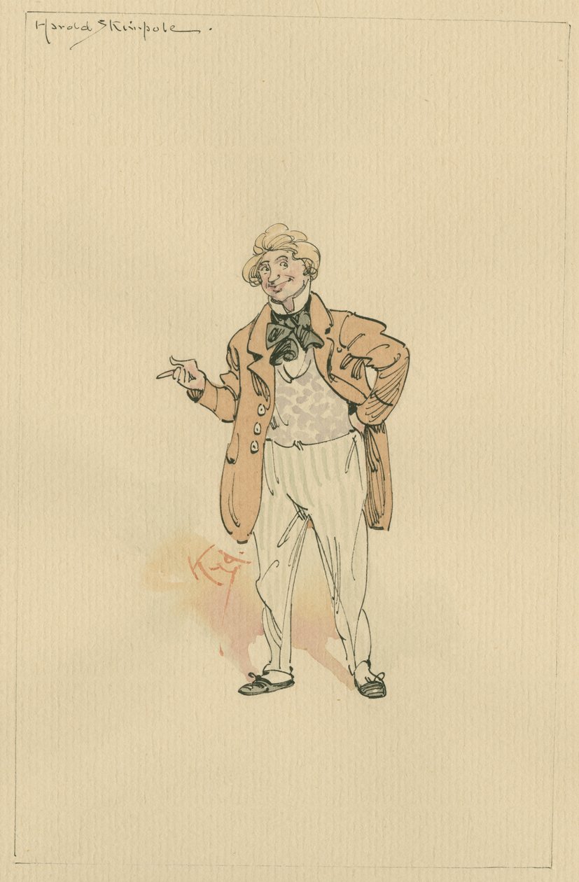 Harold Skimpole, c.1920s door Joseph Clayton Clarke