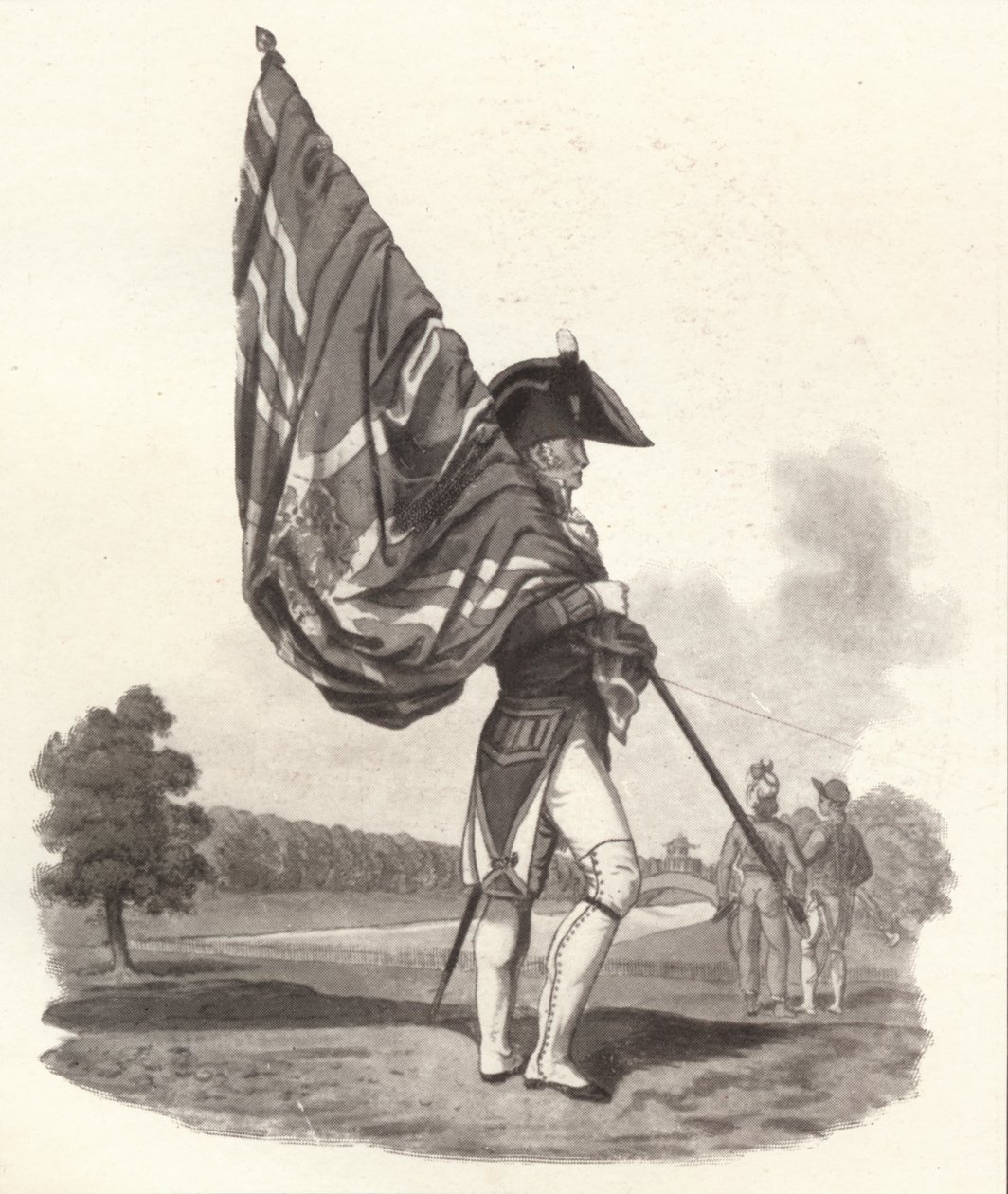 Een officier van de wacht in volle uitrusting, c1812 door Joseph Constantine Stadler