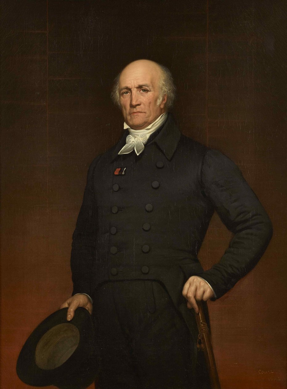 Portret van Pierre François Léonard Fontaine 1762-1853 door Joseph Desire Court