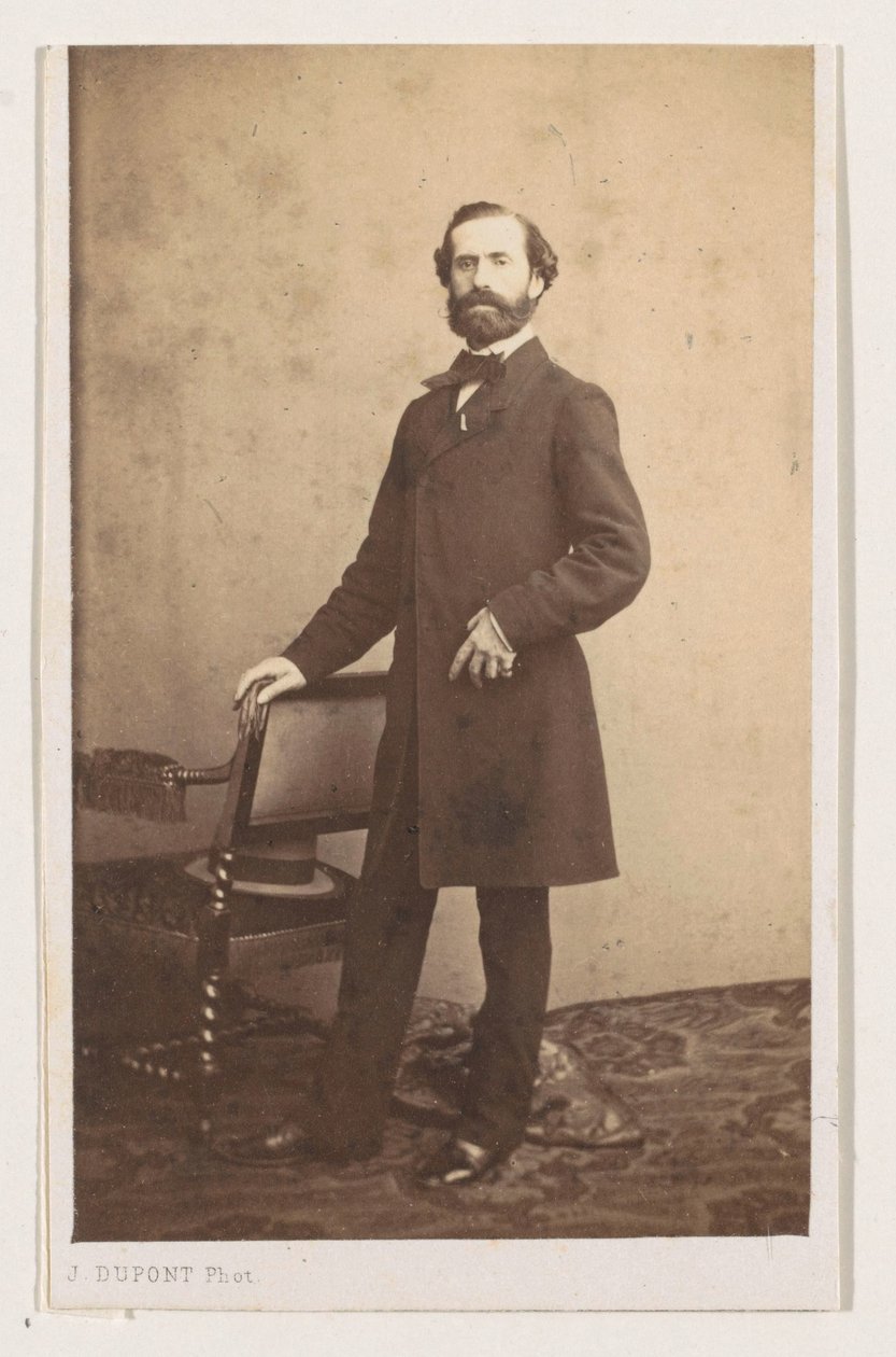 Portret van de schilder Joseph Bellemans, ten voeten uit door Joseph Dupont