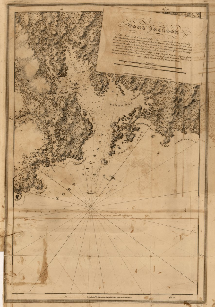De Atlantische Neptunus, gepubliceerd voor het gebruik van de Koninklijke Marine van Groot-Brittannië door Joseph F. W. Des Barres