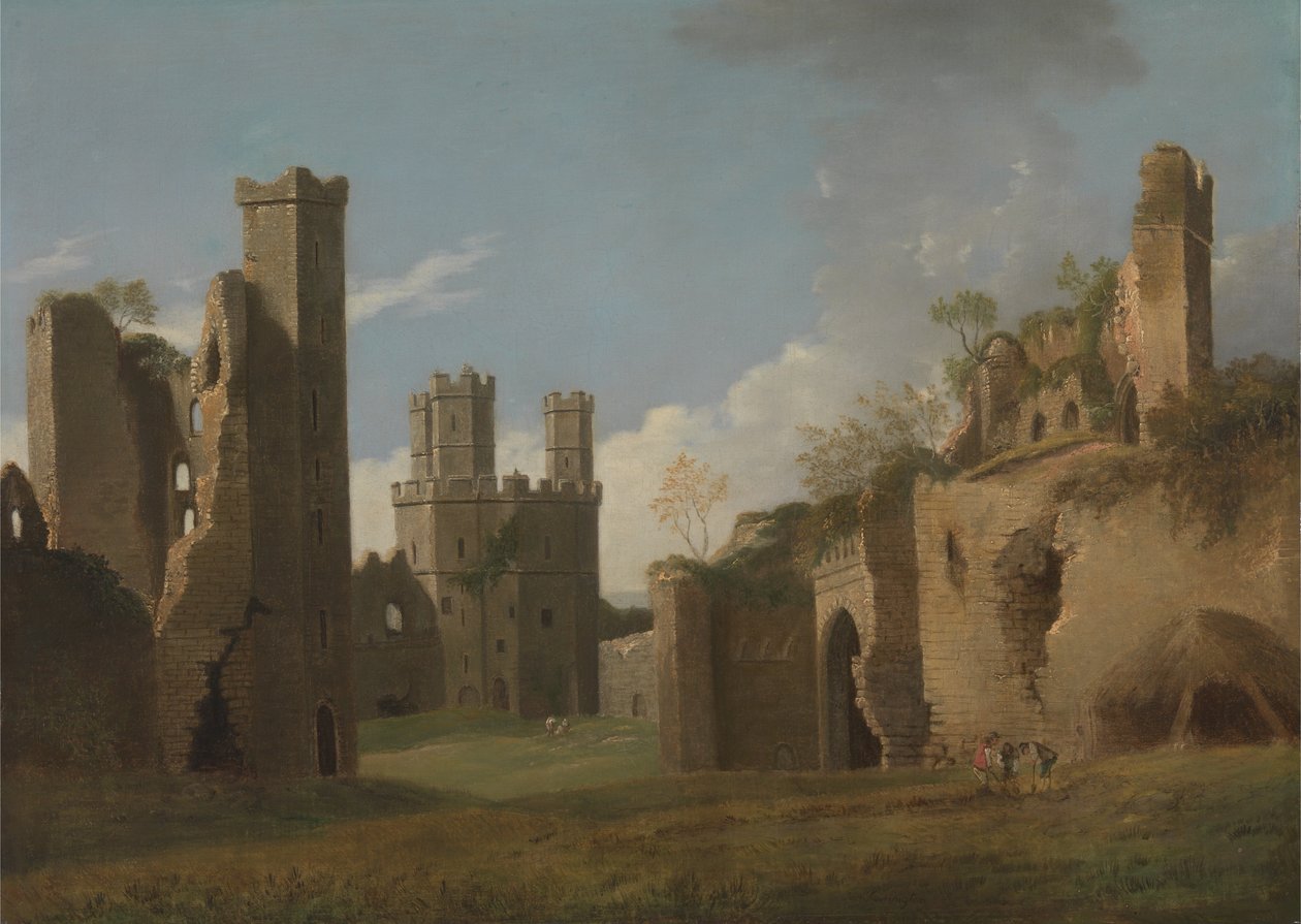 Kasteel van Caernarvon door Joseph Farington