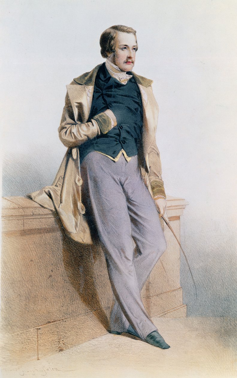 Henri Charles Ferdinand Marie Dieudonne de France, Hertog van Bordeaux, Graaf van Chambord door Joseph Felon