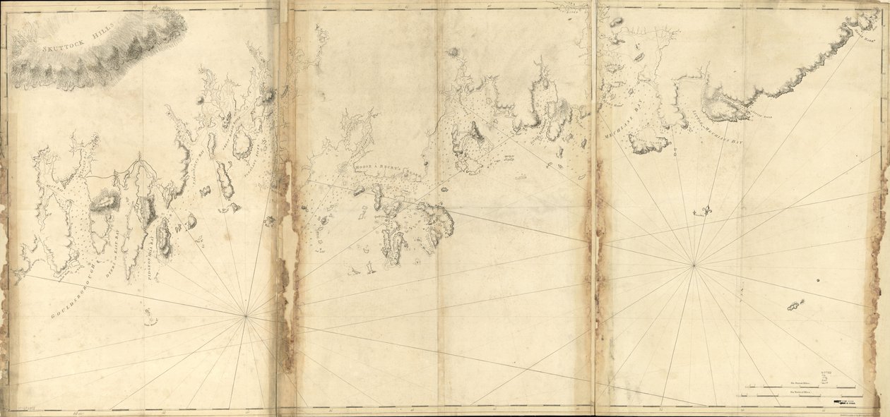 (Kust van Maine van Moose Cove tot Gouldsboro Bay. LOC 77692978 door Joseph Frederick Barres