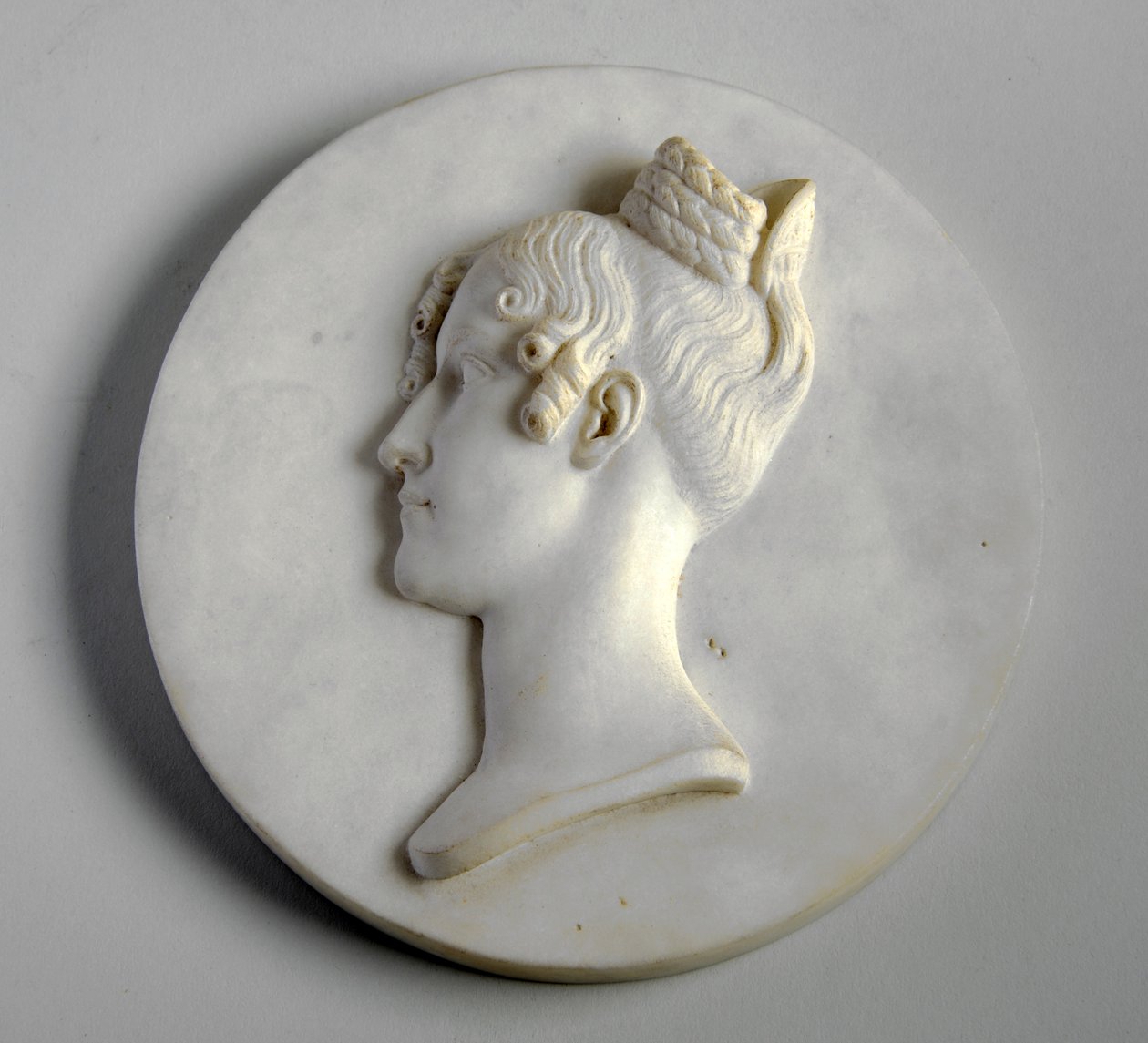Medailleportret van mevrouw Mary Brooke door Joseph Gott