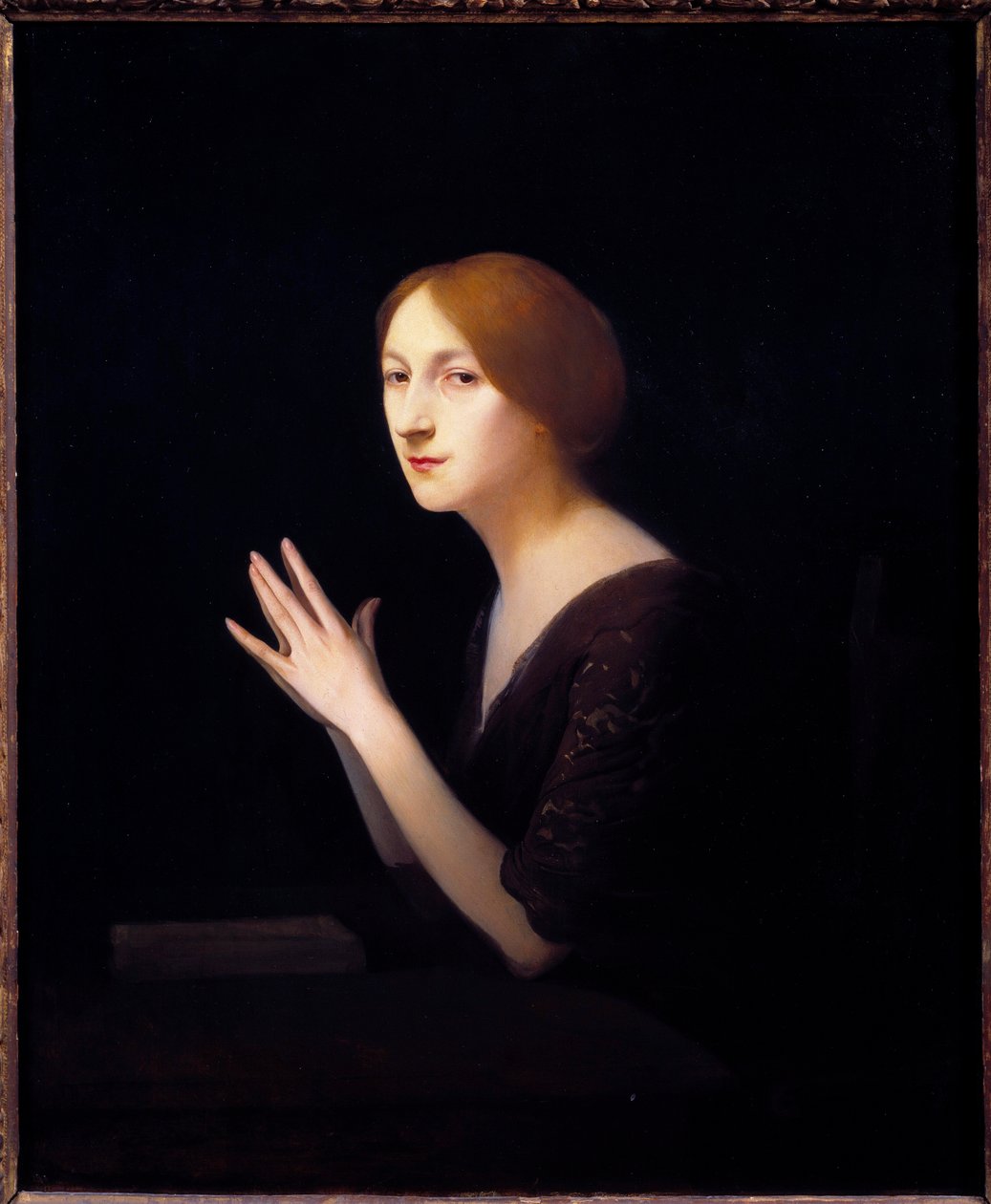 Portret van Marguerite Moreno, actrice van de Franse Comedie door Joseph Granie