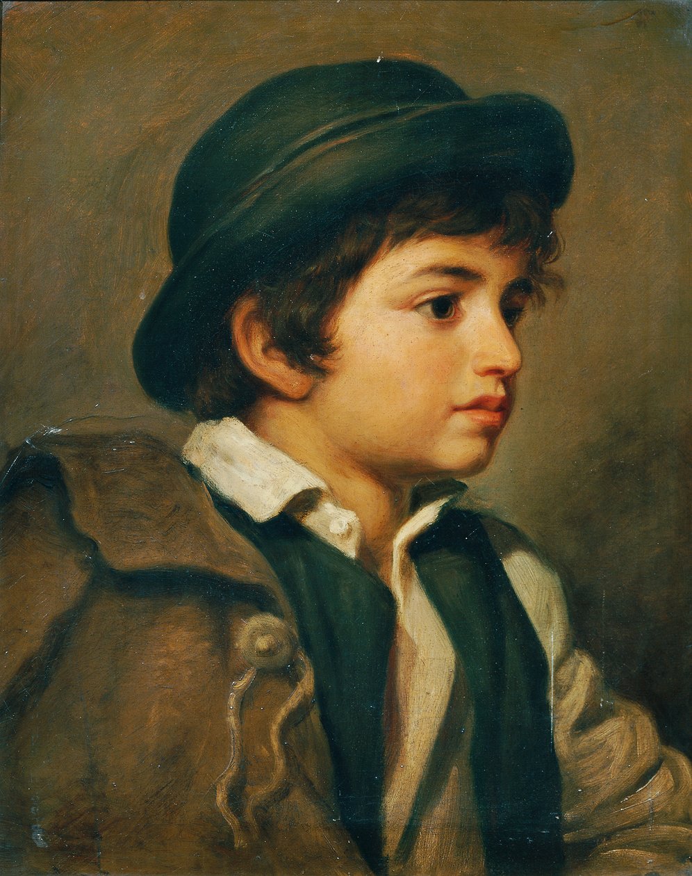 Borstbeeld van een Savoyaardse jongen door Joseph Hasslwander