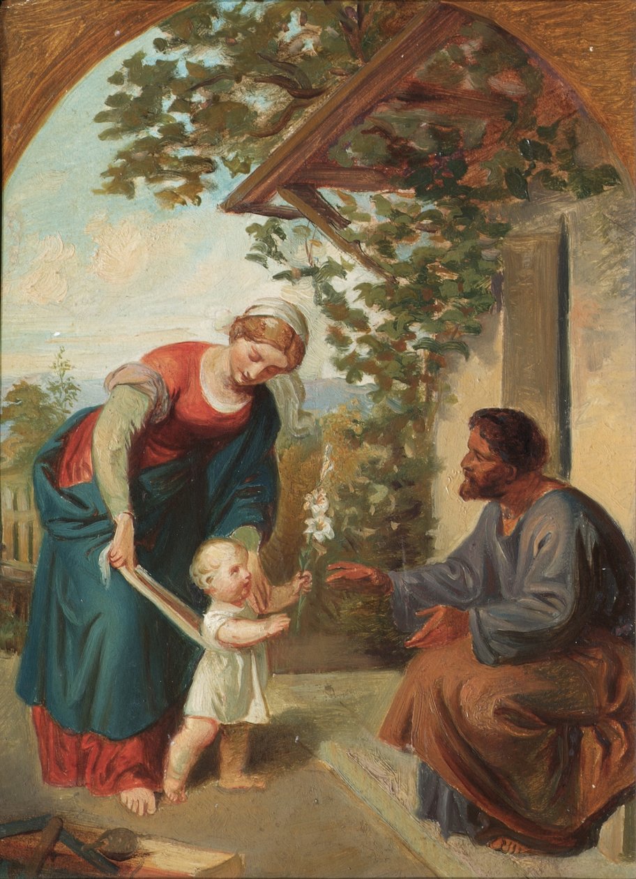 Heilige Familie door Joseph Hasslwander