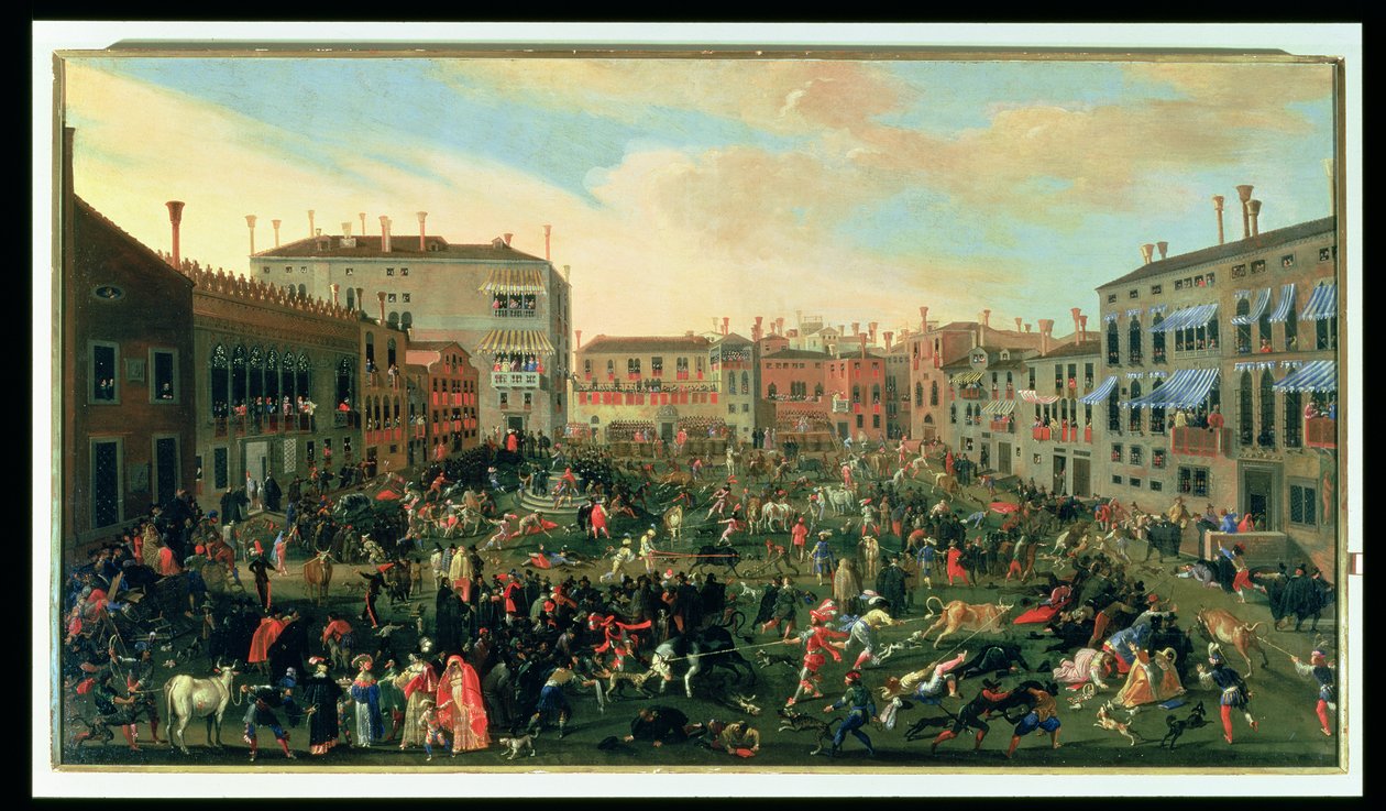 Festival van de Stieren, Campo San Polo door Joseph Heintz der Jüngere