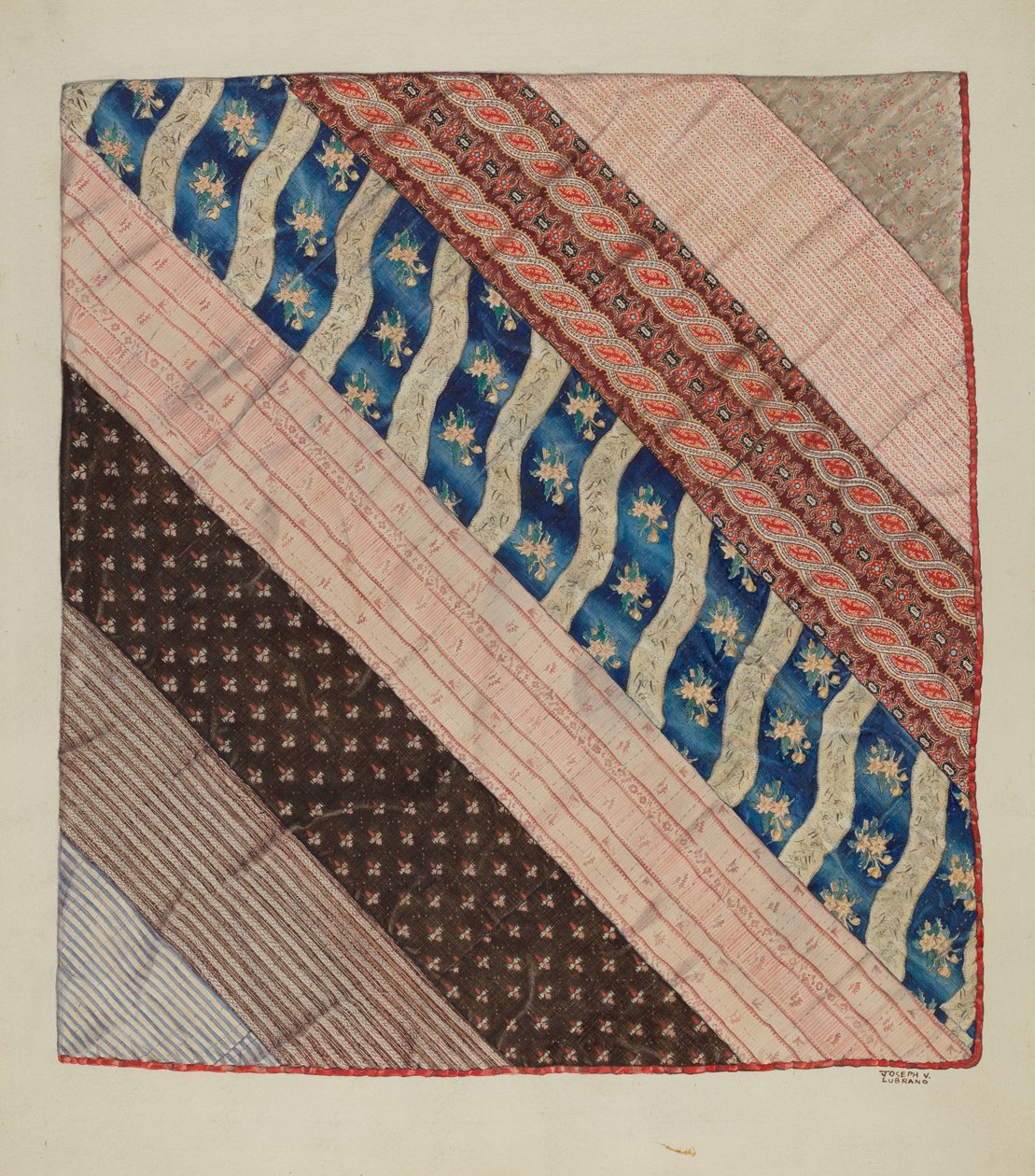 Quilt: Achterkant door Joseph Lubrano