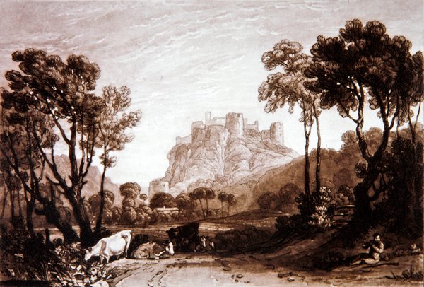F.8.I Het kasteel boven de weiden, uit de 