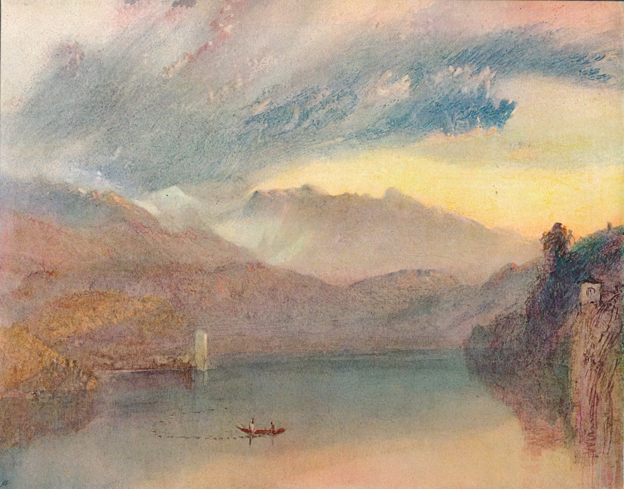 Een Zwitsers meer, 1909 door Joseph Mallord William Turner