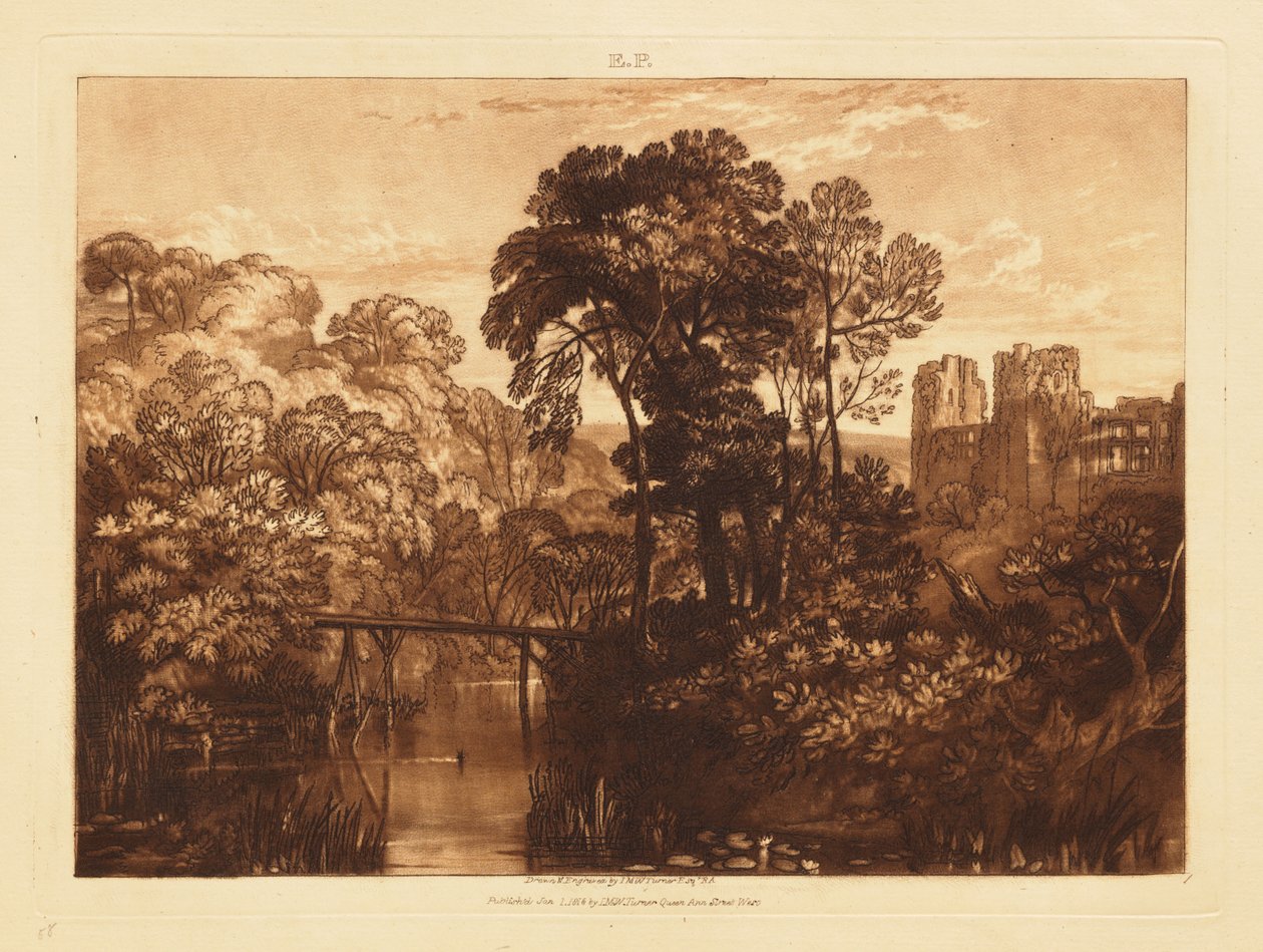 Berry Pomeroy Castle door Joseph Mallord William Turner